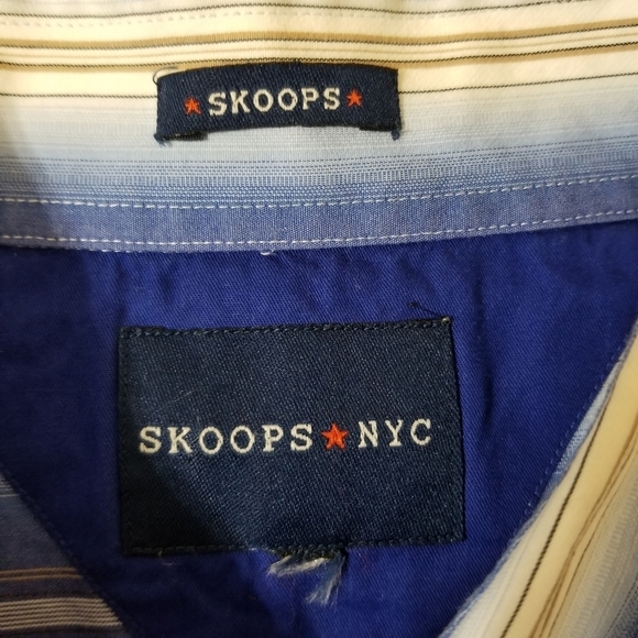 𝅺skoops NYC Man's cotton striped shirt - Picture 4 of 7
